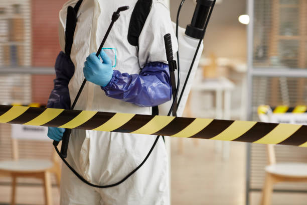 Professional Biohazard technician working in Fulshear, TX